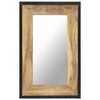 vidaXL Mirror 80x50 cm Solid Mango Wood