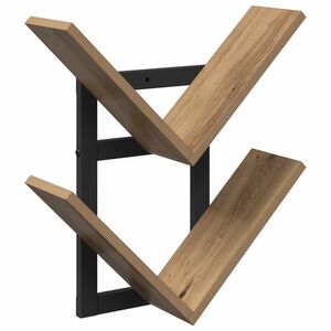 vidaXL Wall Floating Shelf Artisan Oak 43 x 15 x 47 cm Engineered Wood