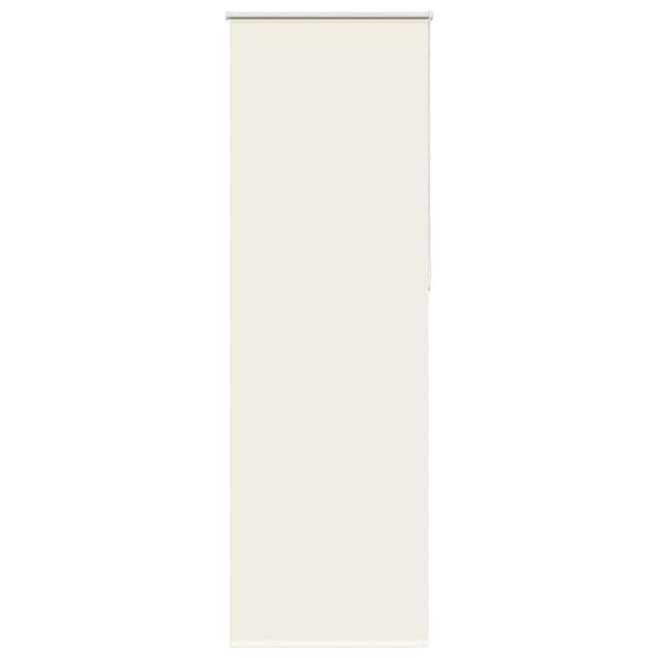 vidaXL Roller Blind Blackout Off White 85x210 cm Fabric Width 80.7 cm Polyester