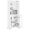 vidaXL Highboard White 69.5x34x180 cm Engineered Wood
