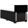vidaXL Box Spring Bed with Mattress Black 90x200 cm Velvet