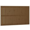 vidaXL Wall Headboard Honey Brown 140x3x90 cm Solid Wood Pine
