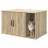 vidaXL Cat House Sonoma 85 x 55 x 50 cm Engineered Wood