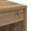 vidaXL Desk with Drawer 2 pcs Artisan Oak