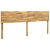 vidaXL Live Edge Headboard ROSTOCK White 180 cm Solid Acacia Wood