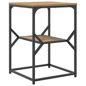 vidaXL Side Table Artisan Oak 41 x 40 x 60 cm
