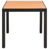 vidaXL 3 Piece Garden Dining Set Black and Brown