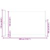 vidaXL Patio Retractable Side Awning 170x300 cm Brown