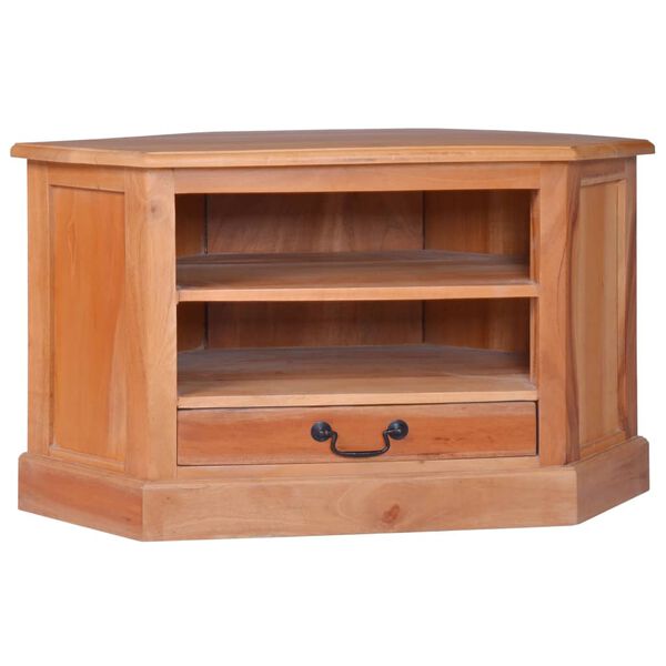 vidaXL Corner TV Cabinet 80x40x49 cm Solid Wood Mahogany