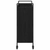 vidaXL Kitchen Trolley Black Oak 70 x 30 x 82 cm Engineered Wood