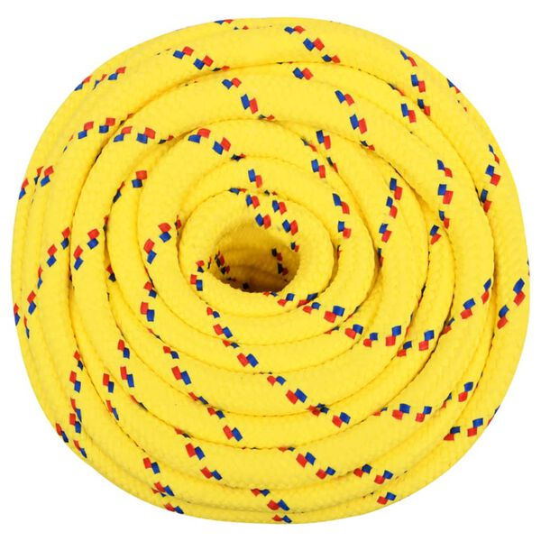 vidaXL Boat Rope Yellow 16 mm 50 m Polypropylene
