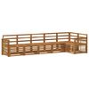 vidaXL Sectional Sofa Set 5 pcs Natural Solid Acacia Wood