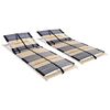 vidaXL Bed Base | natural wood | Solid beech wood frame, birch slats | 80x200 cm