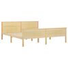 vidaXL Bed Frame without Mattress Solid Wood Pine 180x200 cm Super King