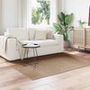 vidaXL Area Rugs Moire Square Natural 120 x 120 cm