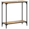 vidaXL Console Table Artisan oak 75 x 30.5 x 75 cm Engineered wood