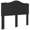 vidaXL Headboard Black Oak Engineered wood