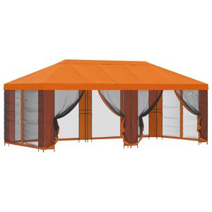 vidaXL 6 x 3 m Orange Polyester and Steel 190