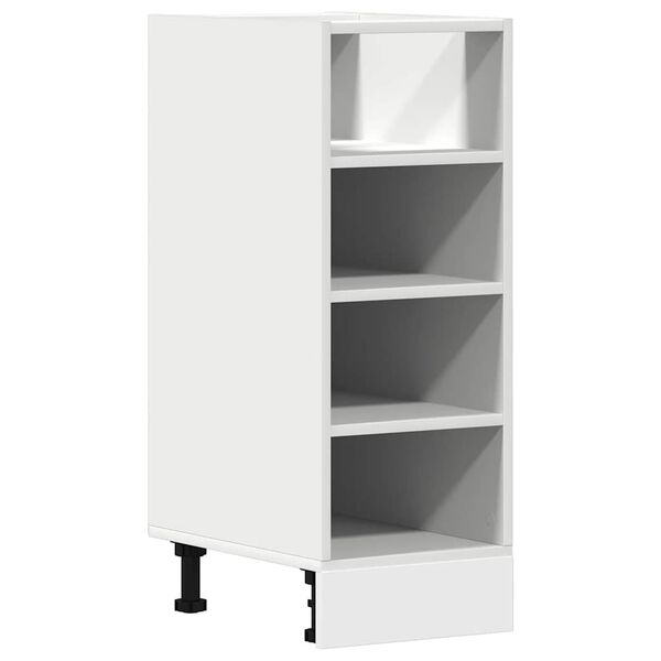 vidaXL Bottom Cabinet Riga White 30x44.5x81.5 cm Engineered Wood