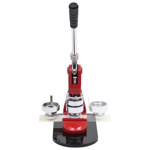 vidaXL Badge Maker Machine with Circle Cutter 58 mm