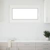 vidaXL Basement Window "RISOR" 110x50 cm Tilt&Turn DIN Left White