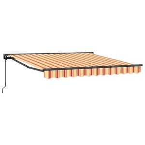 vidaXL Awning Frame Multicolour 350 x 250 cm Polyester with PU coating
