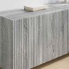 vidaXL TV Wall Cabinet Grey Sonoma 59.5 x 31 x 40 cm Engineered Wood
