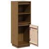 vidaXL Highboard Honey Brown 37x34x110 cm Solid Wood Pine