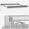 vidaXL Automatic Retractable Awning Burgundy 400x300 cm