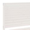 vidaXL Extra Long Bed Frame without Mattress White 180x210 cm Solid Wood