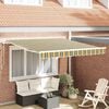 vidaXL Retractable Awning Manual Multicolour 350 x 250 cm