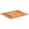 vidaXL Table Top Solid Wood Acacia 15-16 mm 60x70 cm