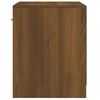 vidaXL Bedside Cabinets 2 pcs with Drawer Brown Oak