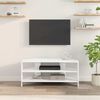 vidaXL Corner TV Cabinet High gloss White 102x40.5x45cm