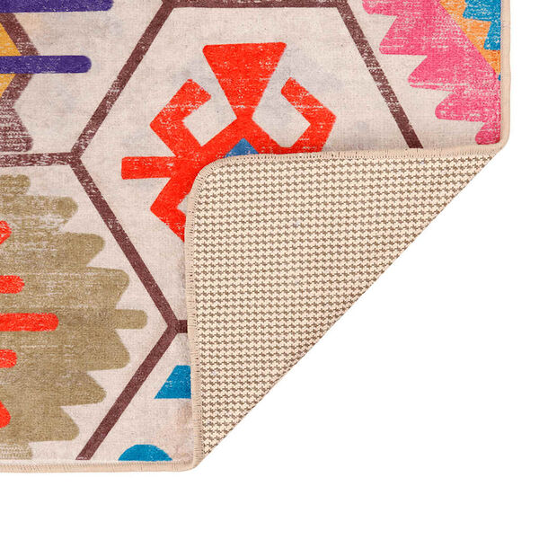 vidaXL Rug Washable Multicolour 80x150 cm