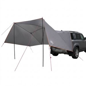 vidaXL Car Tent Grey and Orange 308 x 215 x 220 cm Polyester and Steel