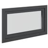 vidaXL Basement Window "RISOR" 100x70 cm Tilt&Turn DIN Left Anthracite