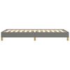 vidaXL Bed Frame without Mattress Dark Grey 90x190 cm Single Single Fabric