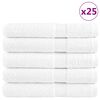 vidaXL Premium Towels "SOLUND" 50 pcs White 100x200 cm 600 gsm