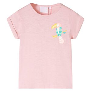 vidaXL Kids' T-shirt Light Pink 116
