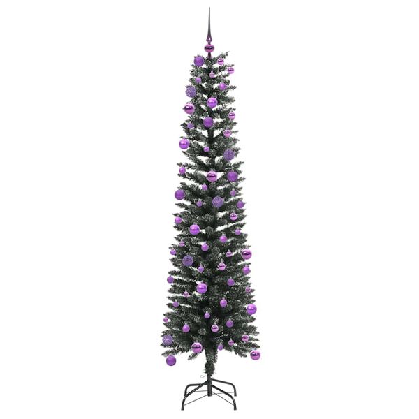 vidaXL Artificial Christmas Tree with Stand Green 50.5 x 50.5 x 180 cm