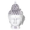 vidaXL Buddha Head Decoration Aluminium Silver