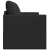 vidaXL 2-Seater Folding Sofa Bed Black 124 x 71 x 78 cm Fabric
