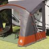 vidaXL Caravan Tent with Roof Grey and Orange 252 x 245 x 245 cm
