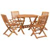 vidaXL 5 Piece Garden Dining Set Solid Wood Acacia