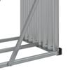 vidaXL Log Holder Anthracite 180x45x100 cm Galvanised Steel