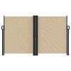vidaXL Retractable Side Awning Beige 140x600 cm