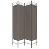 vidaXL 4-Panel Room Divider Anthracite 160x220 cm Fabric