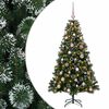 vidaXL Artificial Christmas Tree with Bauble 120 cm 150 LEDs
