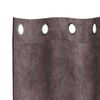 vidaXL Velvet Curtains with Curtains 2 pcs Brown 140 x 140 cm Velvet